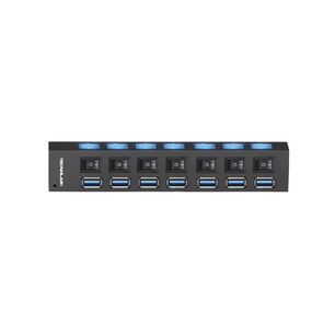 Hub 3.0 Usb 7 Puertos Con Interruptores Independientes - Ps