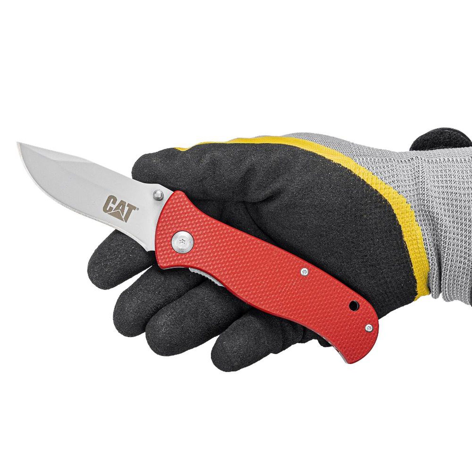 Cuchillo Navaja Plegable Cat 980125 Punta Curva image number 5.0