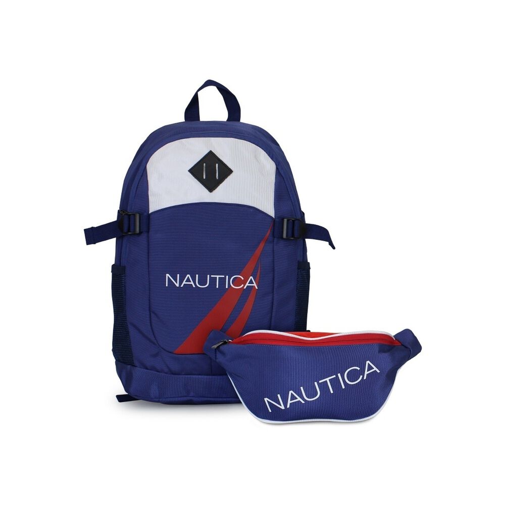 Mochila Atlas + Banano Kappa Azul Nautica image number 0.0