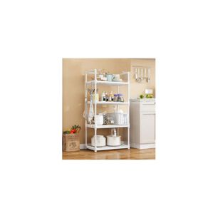Estante De Cocina Organizador 4 Niveles Multiuso Hogar Blanco