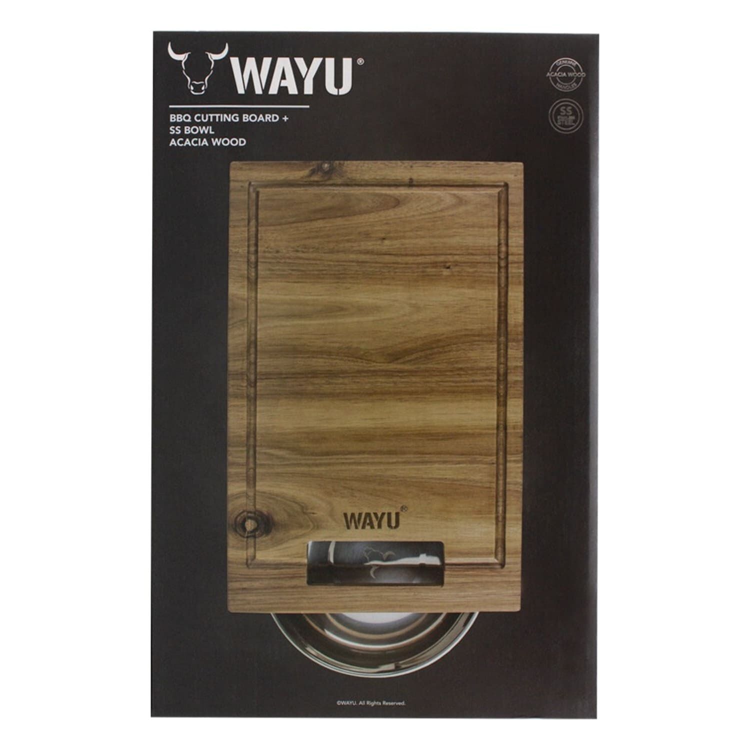 Tabla Madera Bowl Acero Wayu image number 0.0