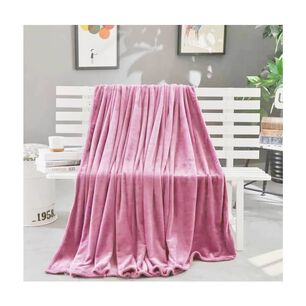 Frazada Plush Velvet 1.5 Plazas, Varios Colores