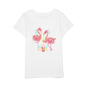 Polera Manga Corta Cuello Redondo Niña Topsis