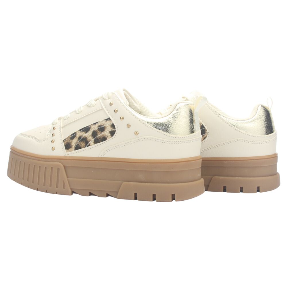 Zapatilla Mujer Chalada Troya-5 Beige Urbano image number 7.0
