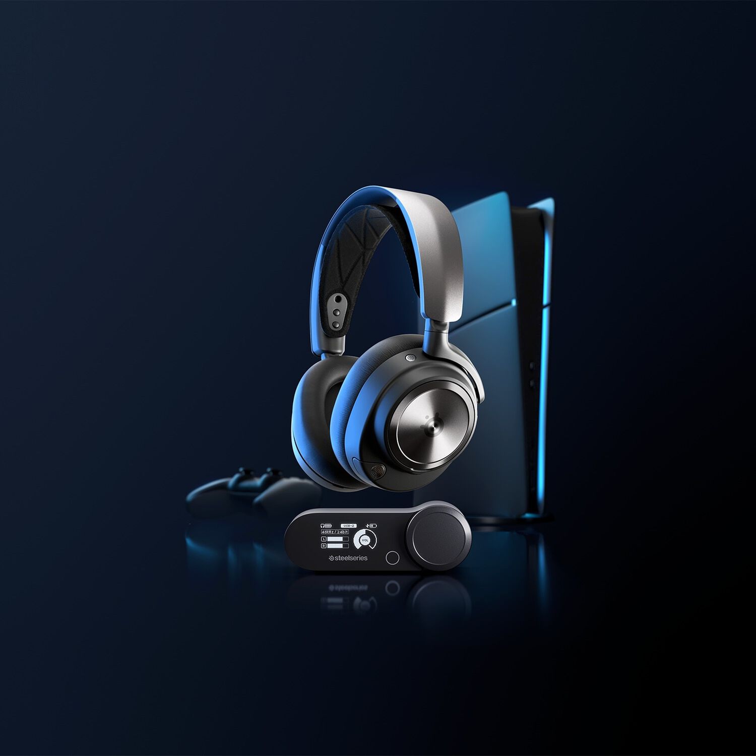 Aud&iacute;fono Gamer Steelseries Arctis Nova Pro Wireless Ps Negro image number 4.0