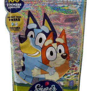 Libro Super Colorea Bluey -vertice