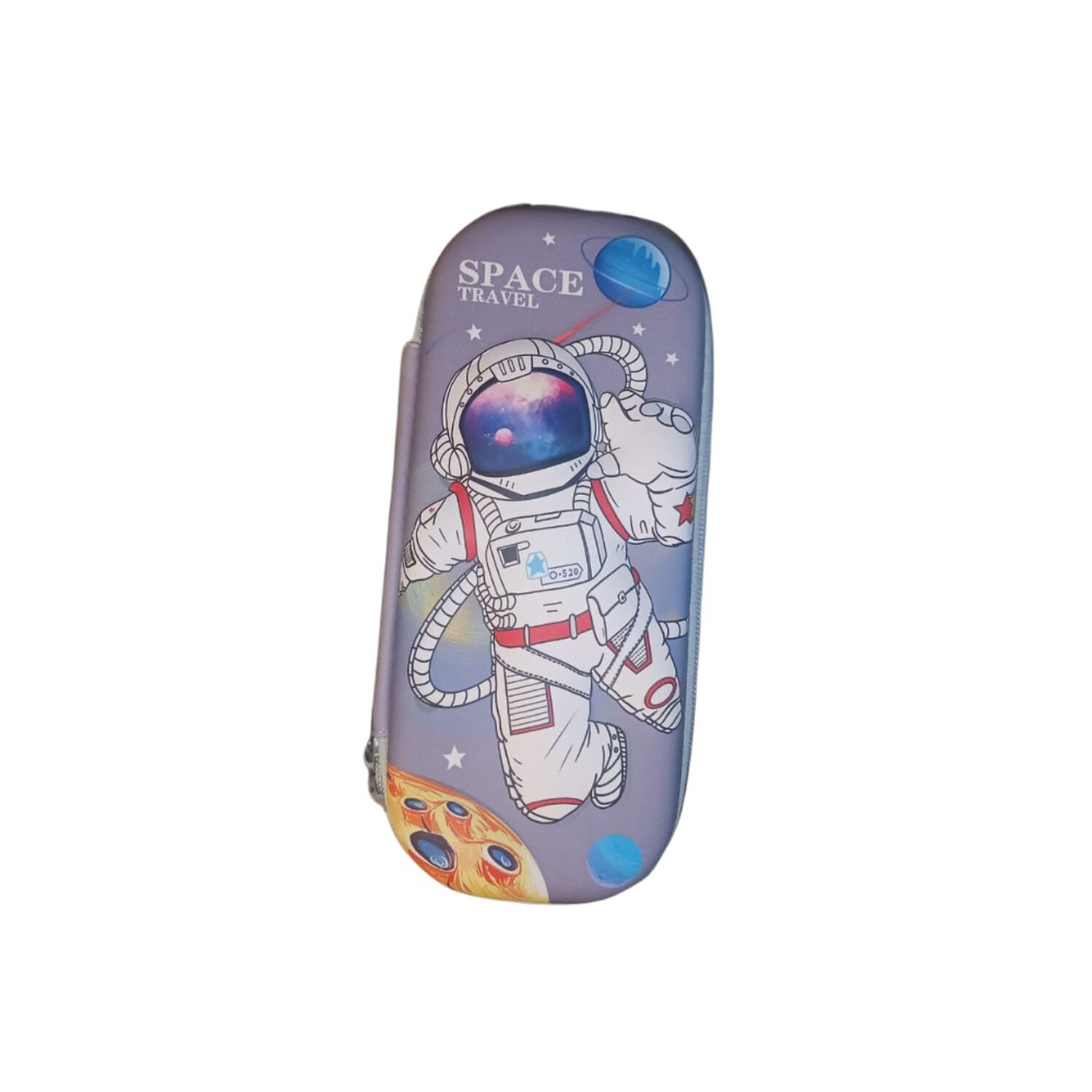 Estuche Astronauta Espacial Grande 3d L&aacute;piz Escuela Colegio image number 0.0