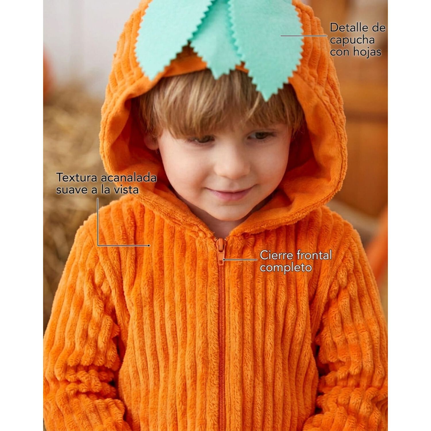 Disfraz Infantil Zanahoria Tierna image number 5.0