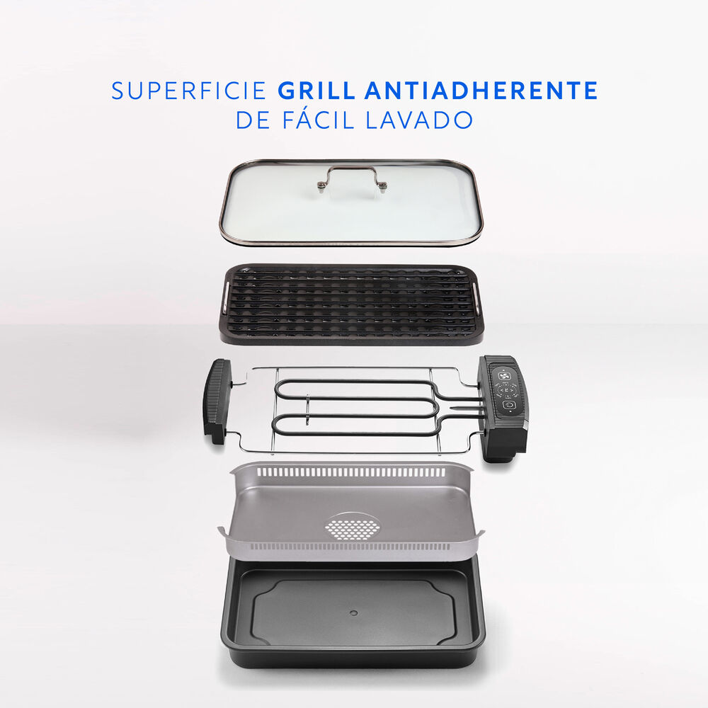 Parrilla Electrica Smokeless Grill Master Easyways image number 2.0