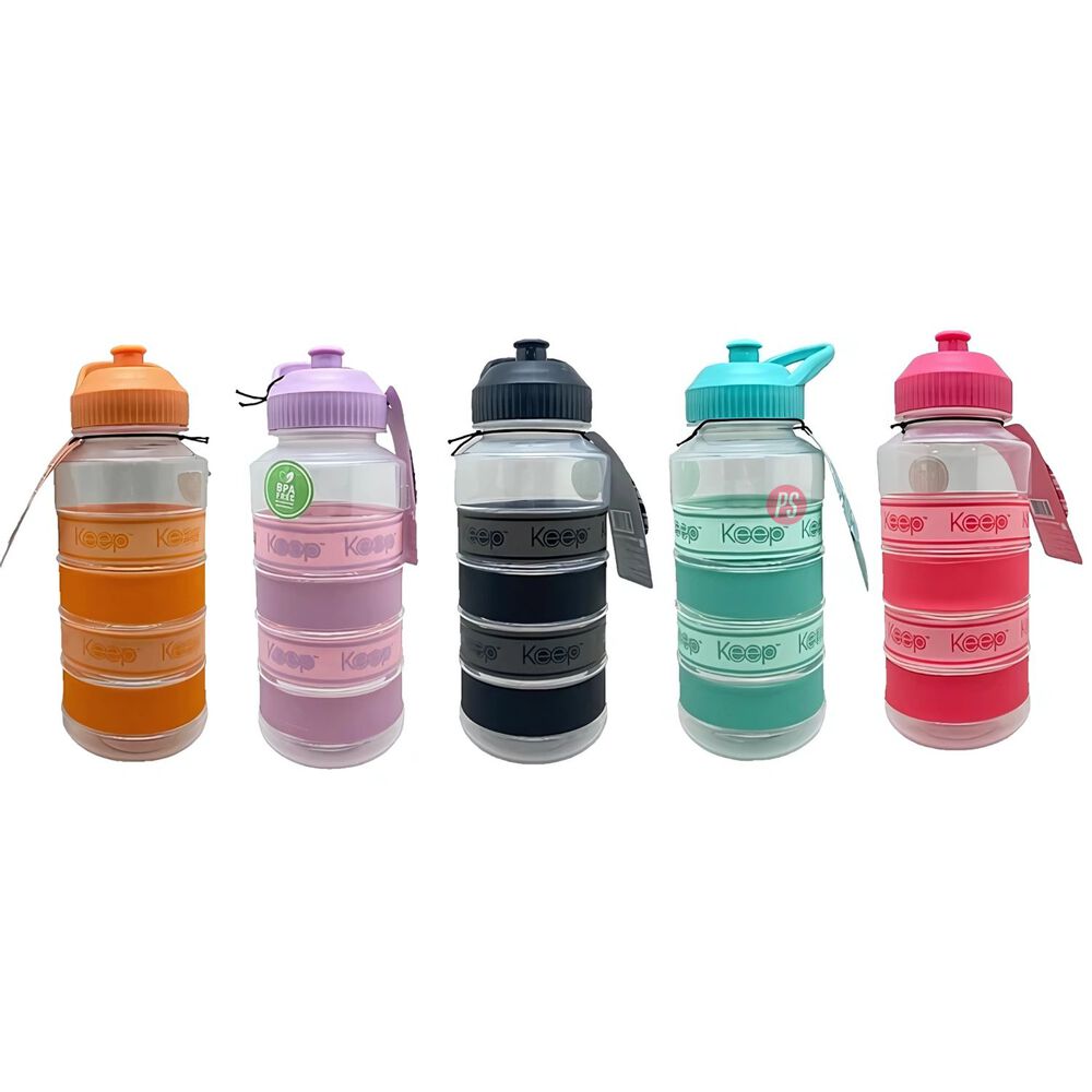 Botella Big Bands 1l Keep Dise&ntilde;o Colorido - Ps image number 1.0