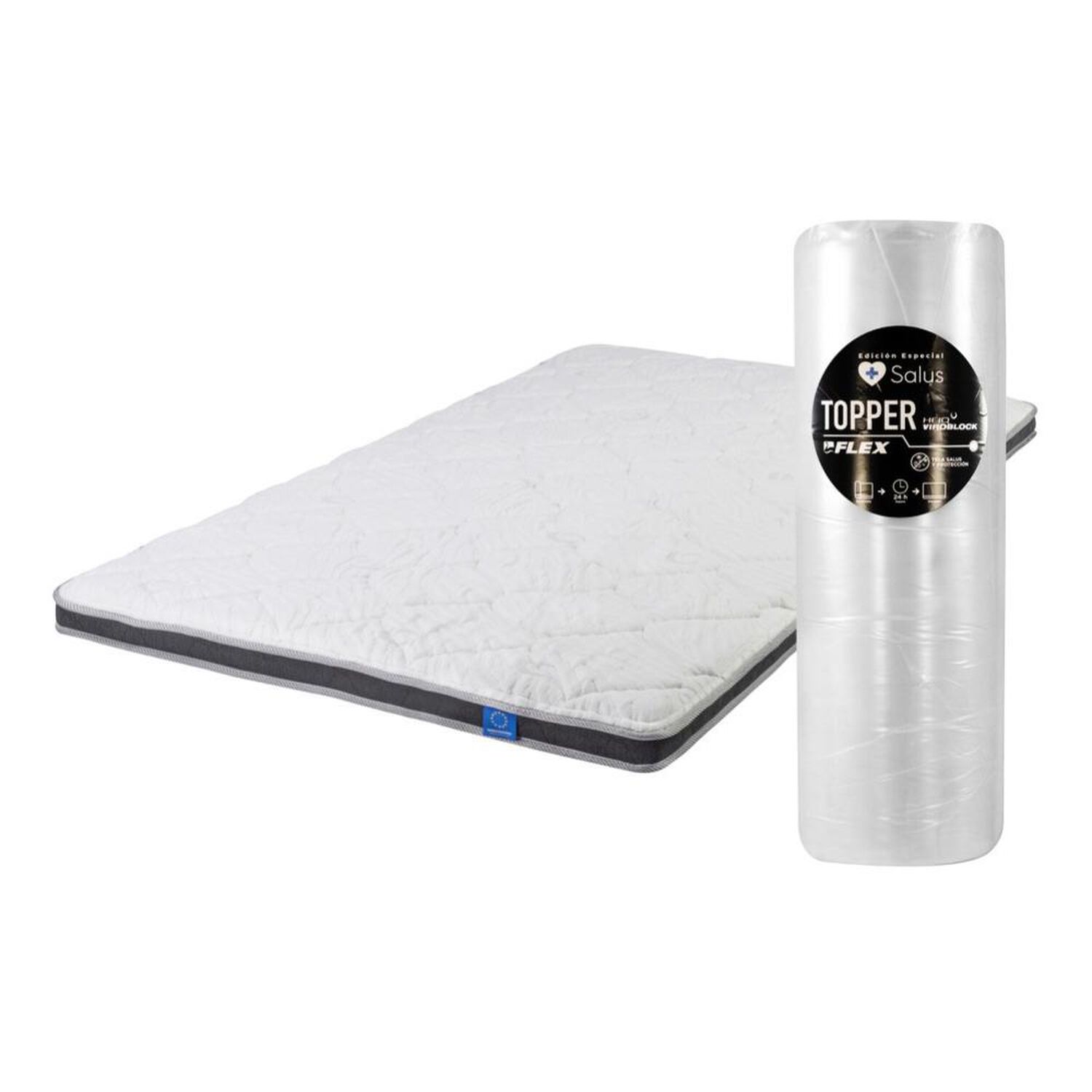 Topper Flex Salus / 1 Plaza / 190x90 Cm image number 0.0
