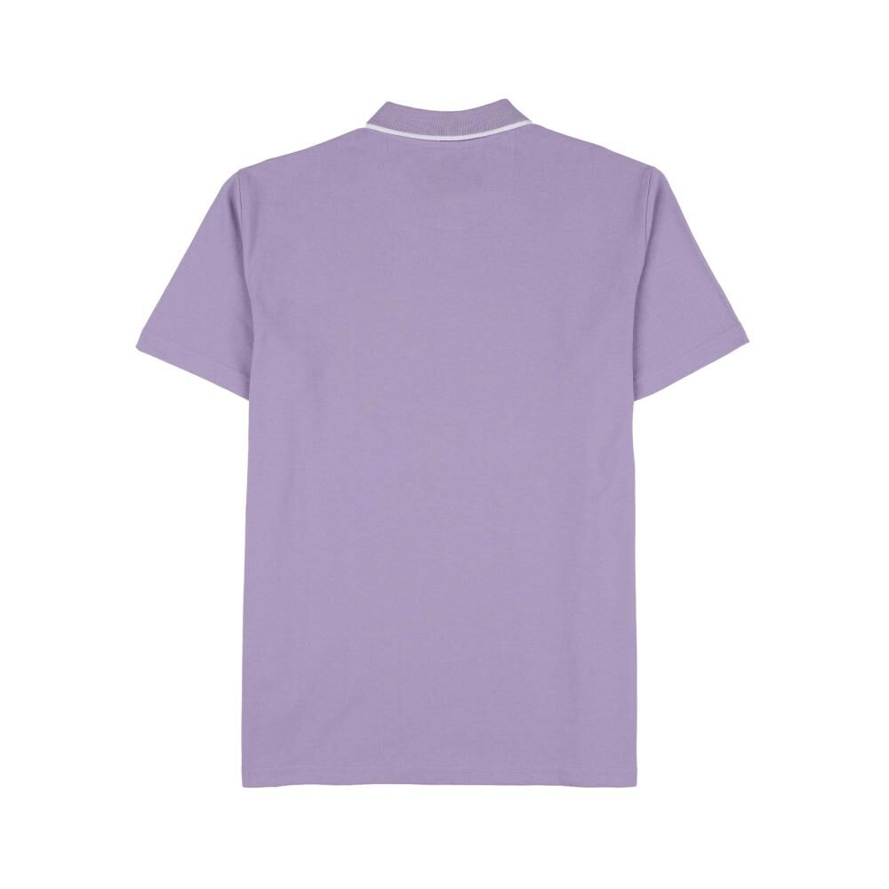 Polera Lisa Regular Manga Corta Piqué Hombre Peroe image number 1.0