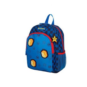Mochila Xtrem Kinder 6xt Gamer Azul