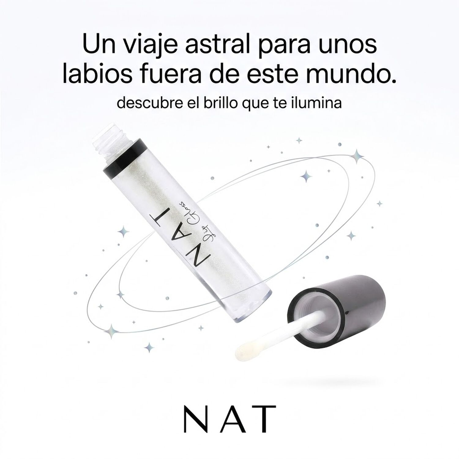 Labial L&iacute;quido Gloss Nat Shining Galaxy 3,8 Ml Brillo Intenso image number 2.0