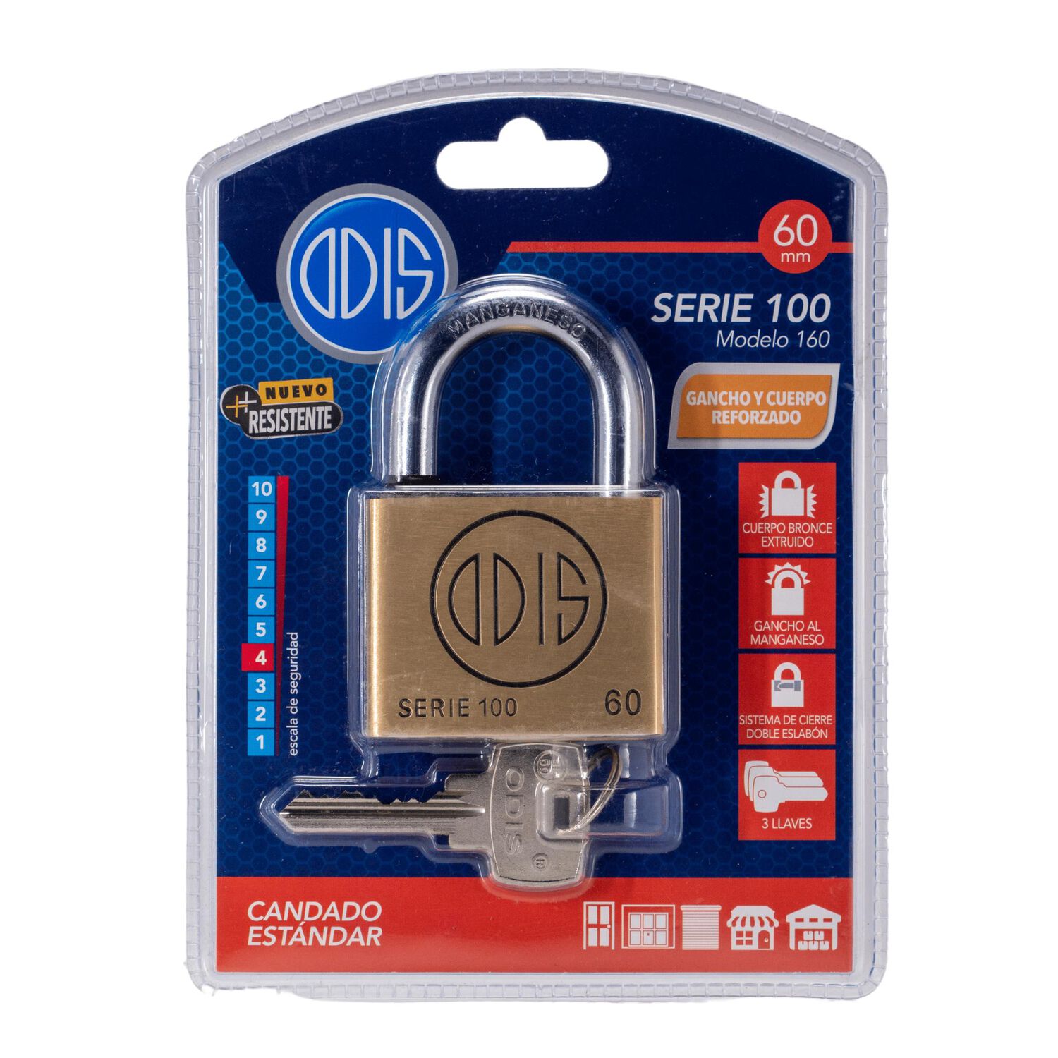 Candado Odis 160 60mm image number 6.0