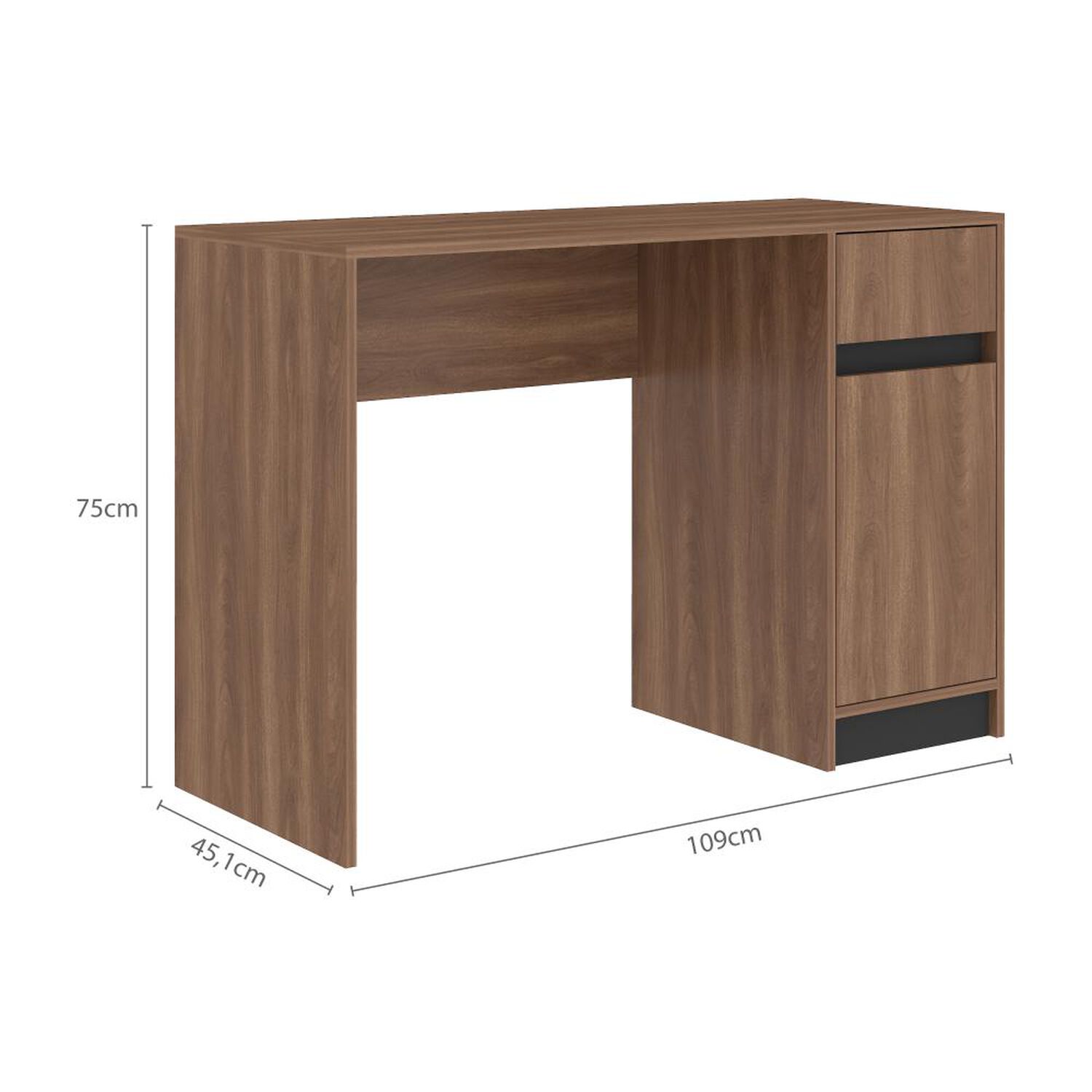 Escritorio Vekkahome New Morada / 1 Puerta / 1 Caj&oacute;n image number 1.0