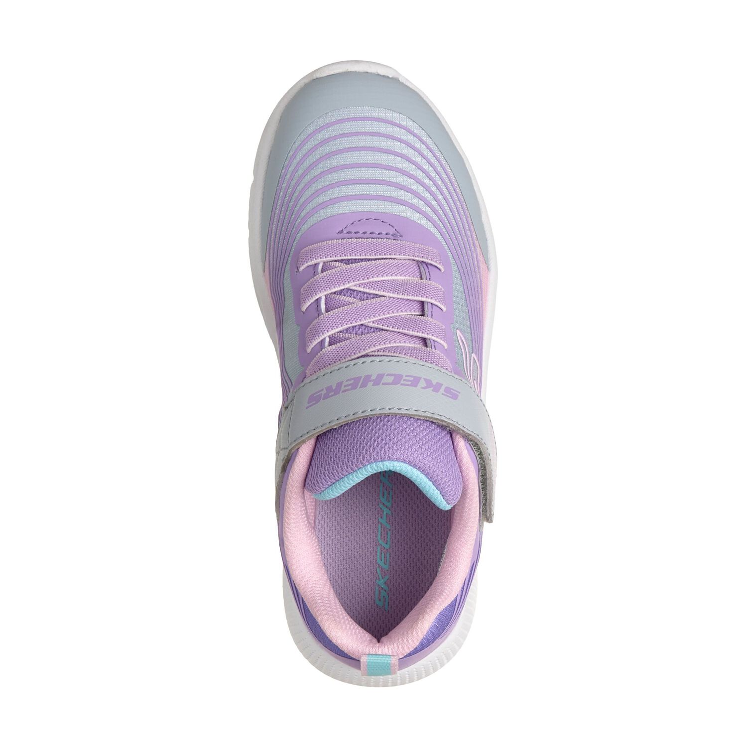 Zapatilla Skechers Microspec Advance Ni&ntilde;a Morado image number 1.0