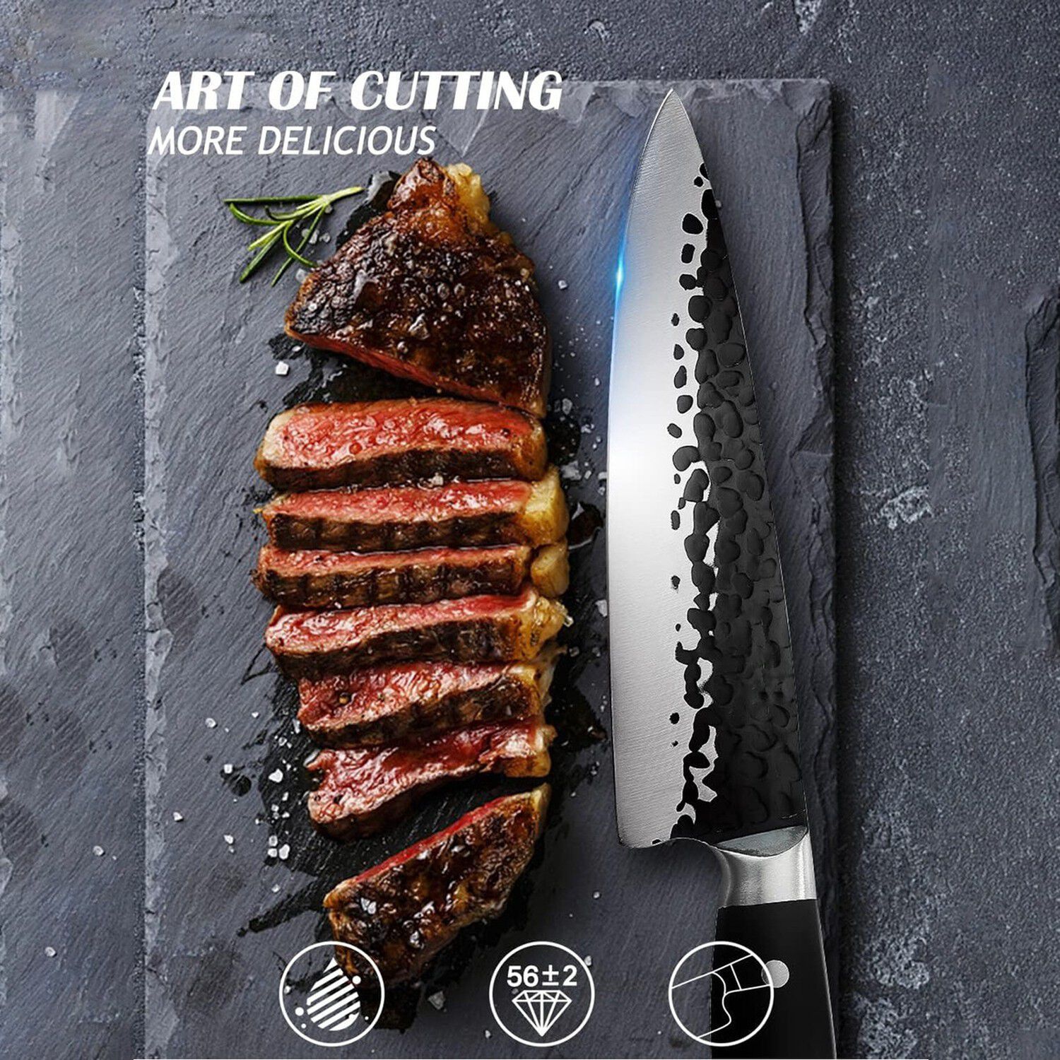 Cuchillo Parrillero Acero Inoxidable 21cm Chef Profesional image number 1.0