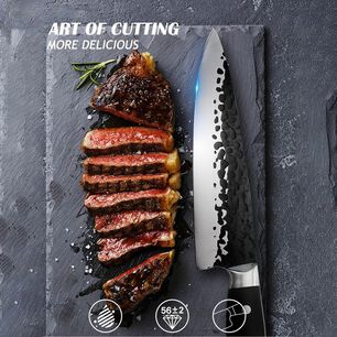 Cuchillo Parrillero Acero Inoxidable 21cm Chef Profesional