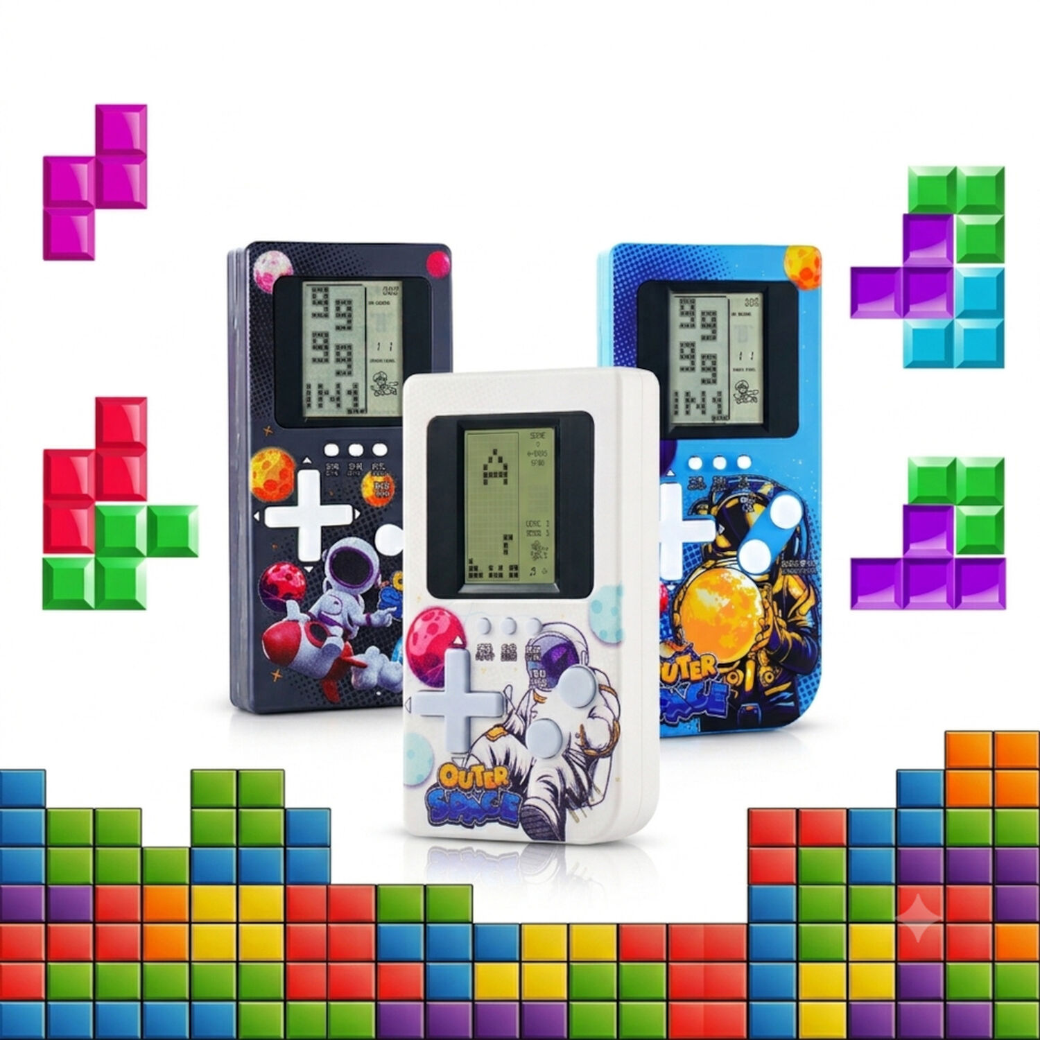Consola De Juegos Retro Port&aacute;til Tetris image number 2.0