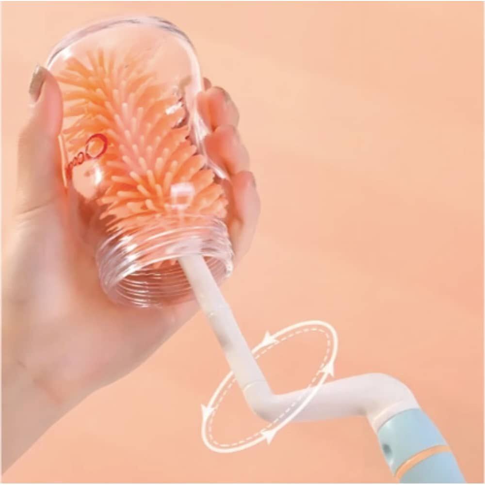 Set Cepillo De Silicona Limpiadores Mamadera Con Escurridor image number 3.0