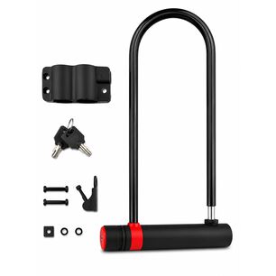 Candado U Lock Para Bicicleta Y Moto 2 Llaves Anti Robo