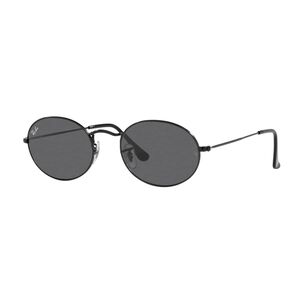Lentes De Sol Oval Black Ray-ban