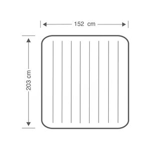 Colchon Inflable Para Camping Intex De 152 X 203 X 25 Cm