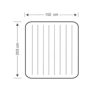 Colchon Inflable Para Camping Intex De 152 X 203 X 25 Cm