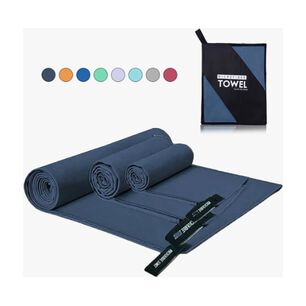 Toalla De Deporte Microfibra Set X3