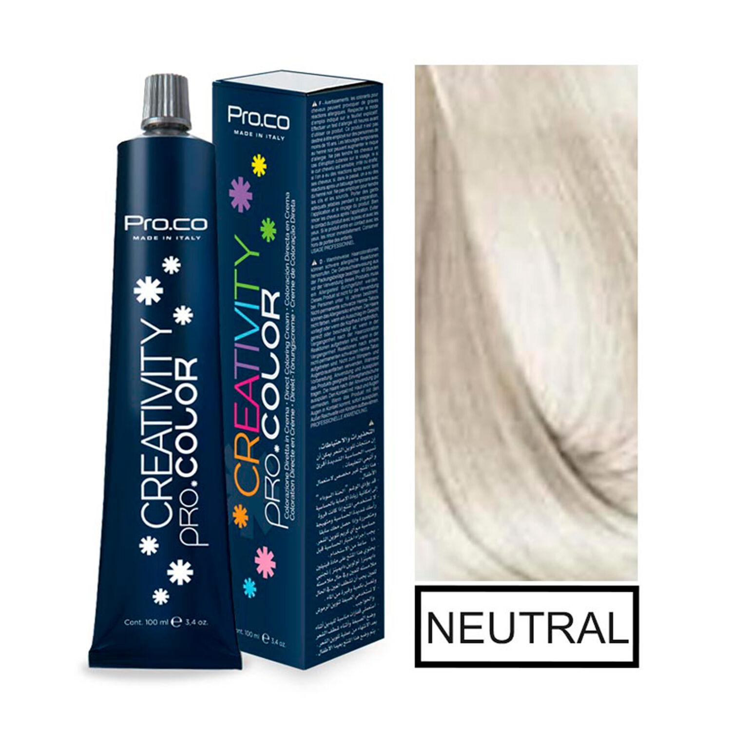 Creativity Procolor - Tintura Fantas&iacute;a Semipermanente Neutral 100 Ml image number 0.0