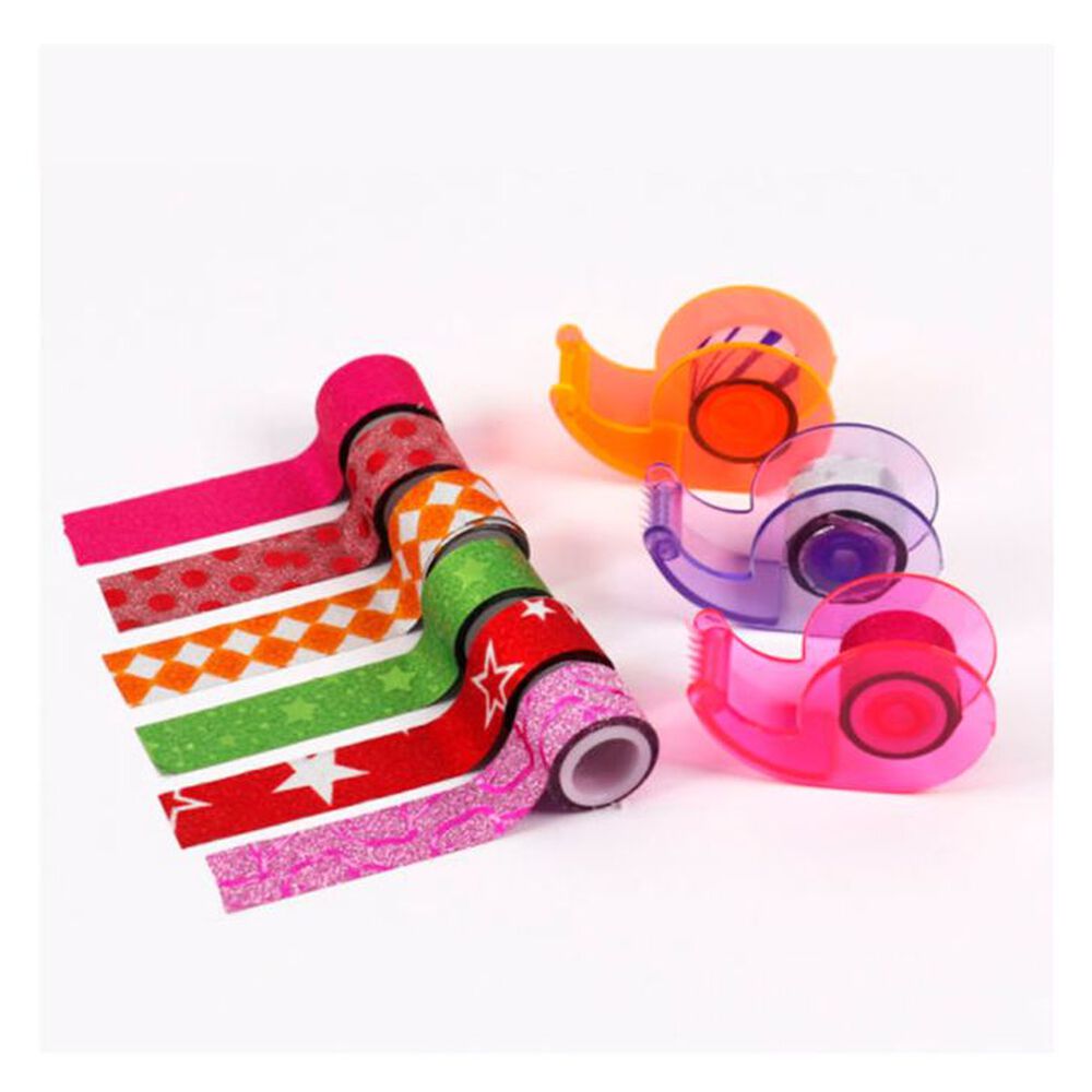 Cinta Adhesiva Con Dise&ntilde;o Mini Washi Tape 9 Unidades image number 1.0