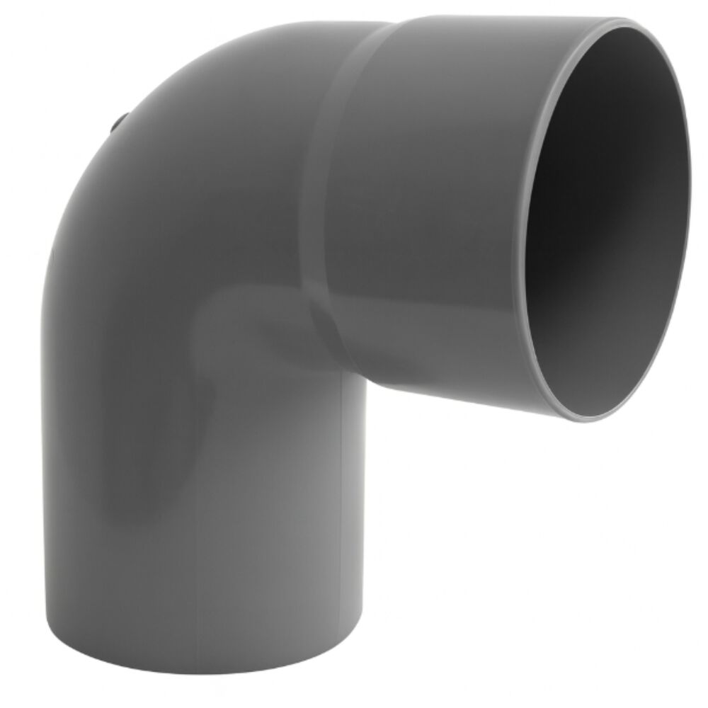 Codo Pvc Gris Sanitario 75 Mm X 90 Grados Pvc image number 0.0
