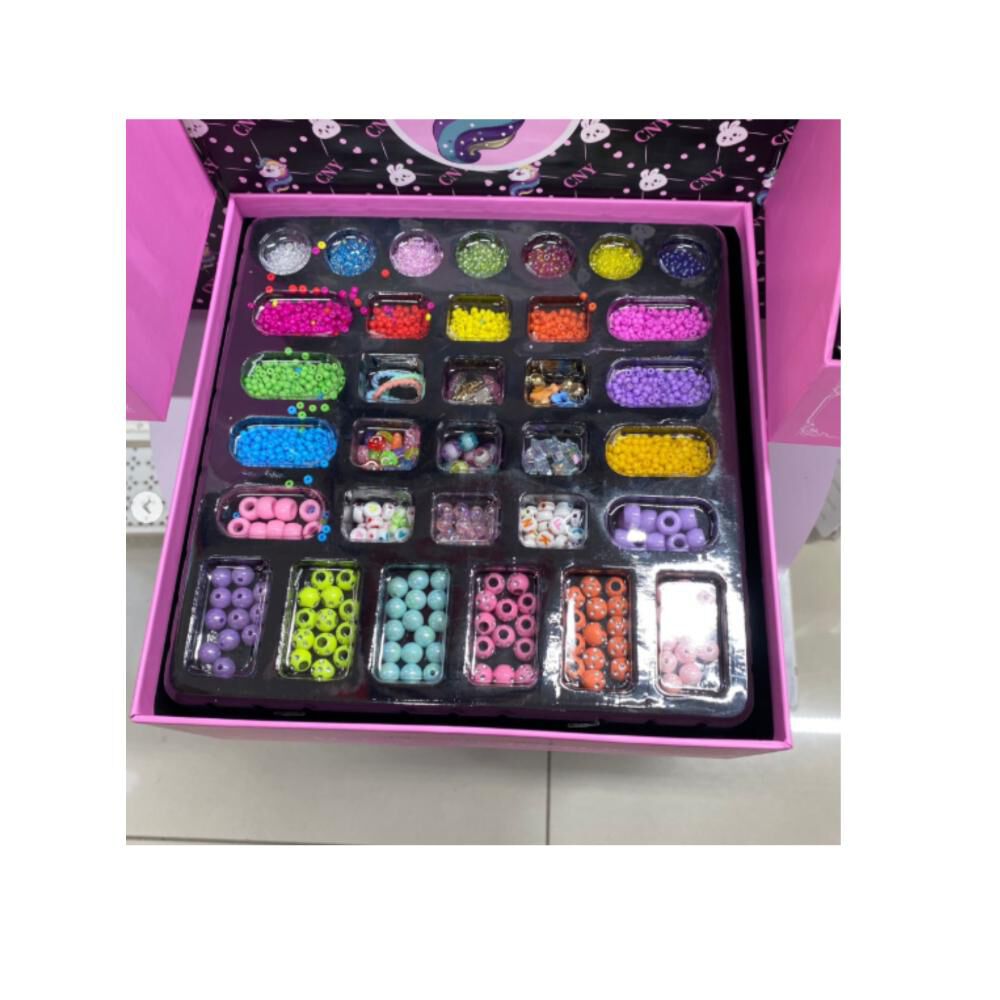 Kit Para Crear Pulseras Armar Collares Anillos Niñas 5000pcs image number 2.0