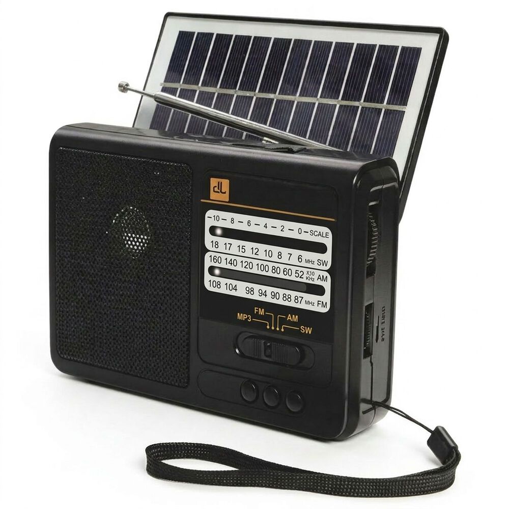 Radio Solar Recargable Multibanda Am/fm/ Sw/mp3/sd/ Linterna image number 1.0