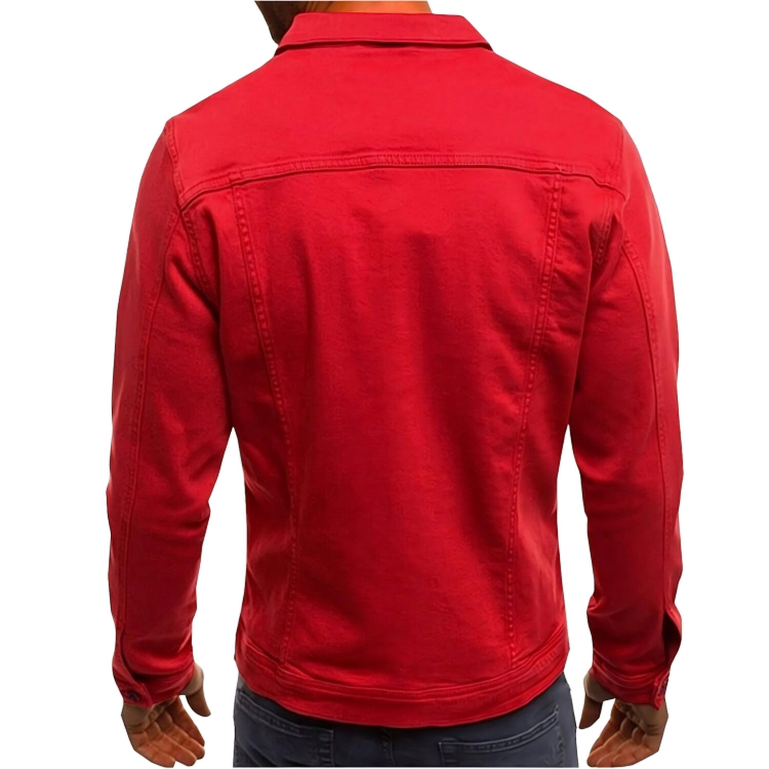 Chaqueta Denim Clasica Hombre image number 1.0