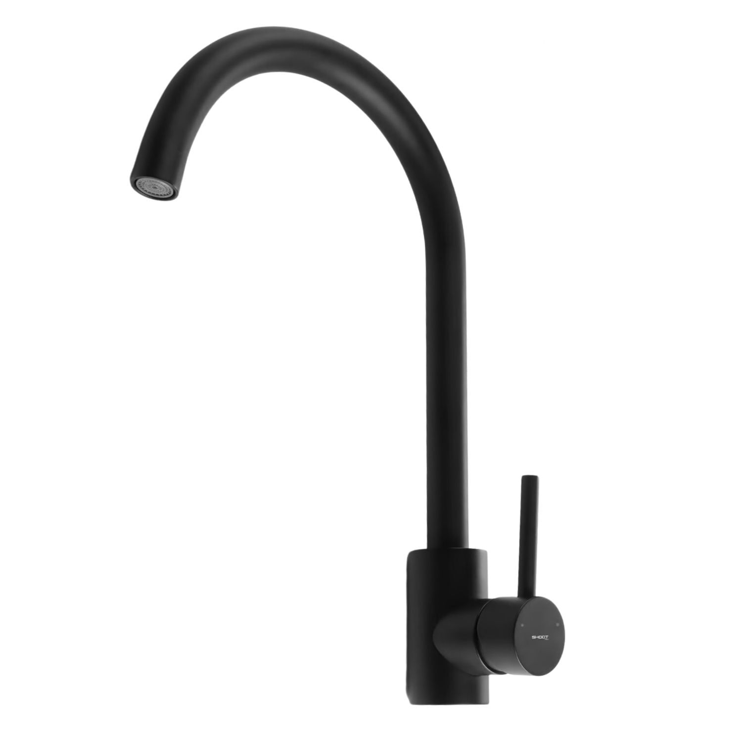 Grifo Cocina Negro Mate Moderno Giratorio Alta Calidad image number 1.0