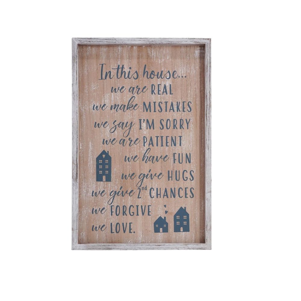 Cuadro Madera Concepts Life 28.2x41.2cm Valores Hogar image number 0.0