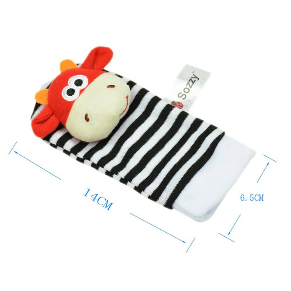 Calcetin Sonajero Para Bebe Estimulaci&oacute;n Temprana Cascabel image number 1.0