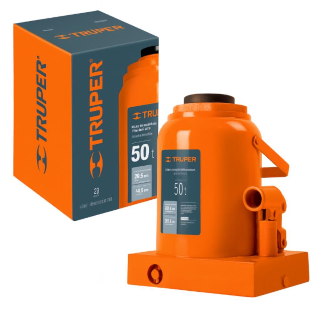 Gata Hidraulica 50 Tn Tipo Botella Truper Gat-50 image number 1.0