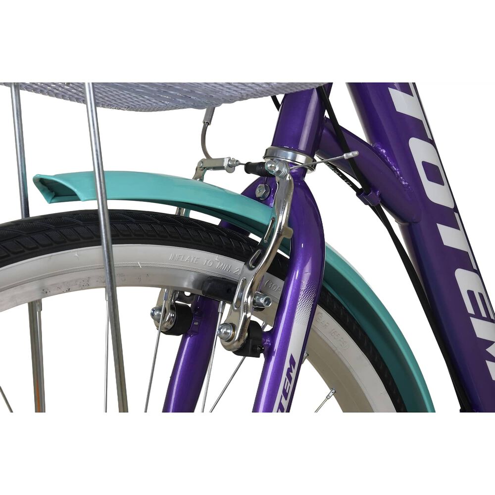 Bicicleta Totem City Dama Aro 26 Morado Turquesa image number 5.0