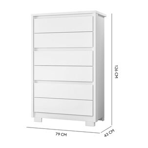 C&oacute;moda Vekkahome Unno / 6 Cajones