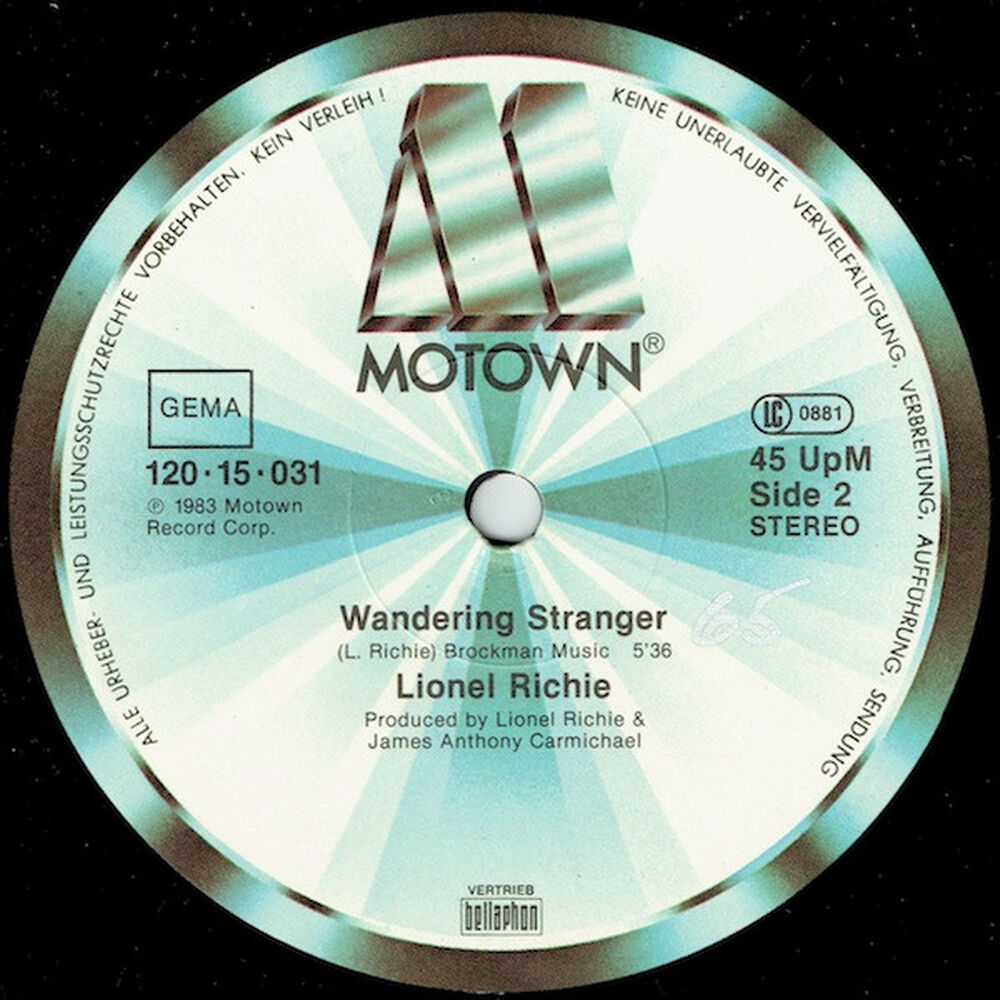 Lionel Richie - All Night Long (all Night) | 12" Maxi Single Usado image number 3.0