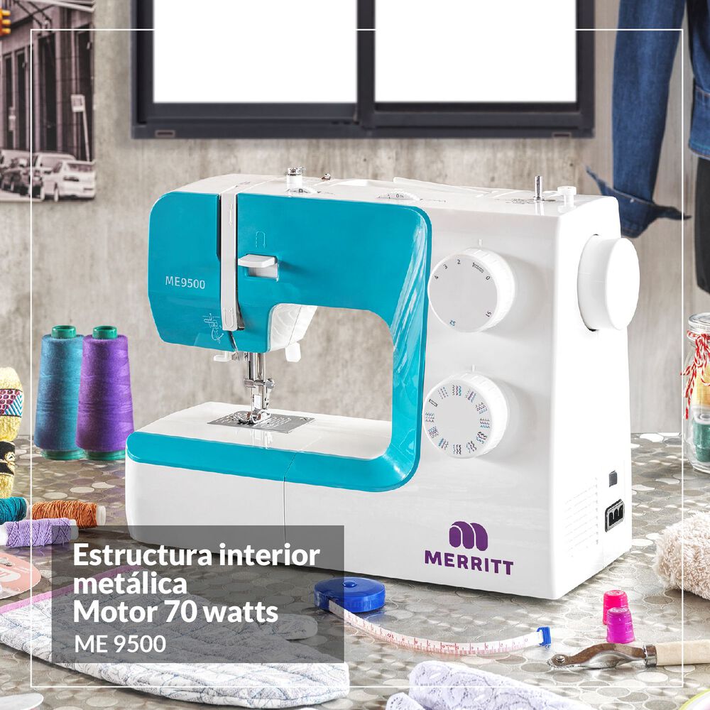 Combo Merritt Máquina De Coser Me 9500 + Máquina Overlock Max image number 5.0