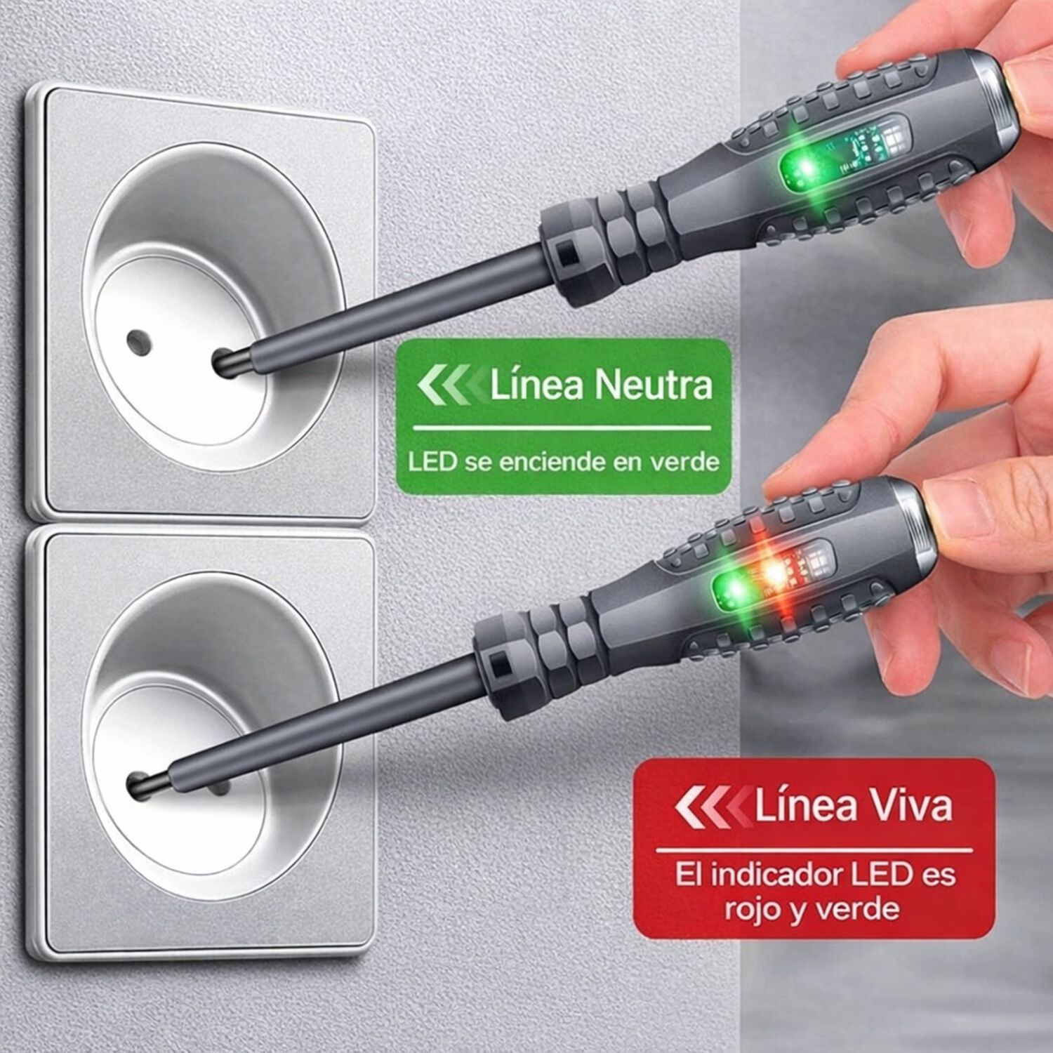 Probador De Corriente Tester Panta Magnetica X2 image number 4.0