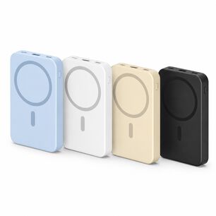 Power Bank Magn&eacute;tico 20.000 Mah Con Cables Integrados Carga R&aacute;pida Y Wireless