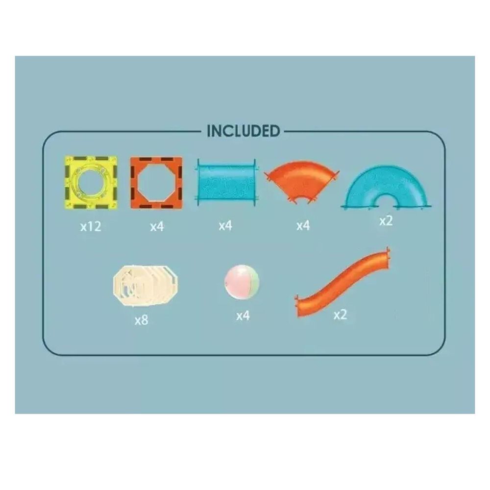 Juguete Bloques Magneticos 40 Piezas Armables Infantil image number 1.0