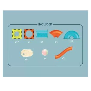 Juguete Bloques Magneticos 40 Piezas Armables Infantil