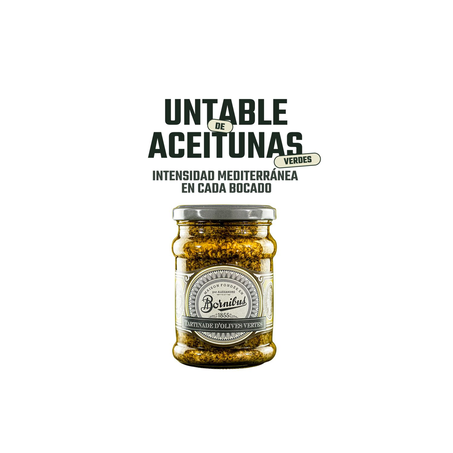 Pasta Aceitunas Verdes Bornibus 1 X 250 Gr image number 2.0