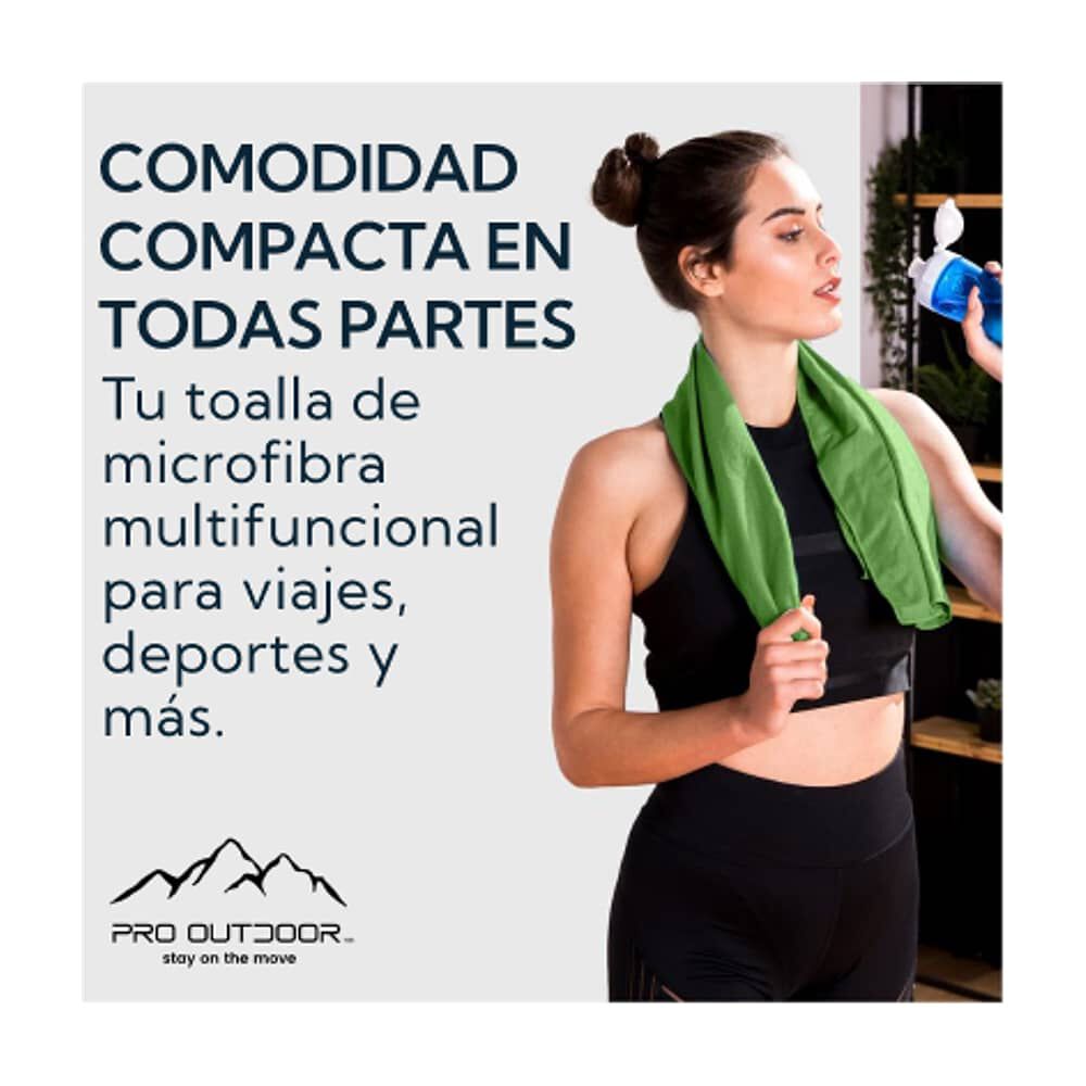 Toalla Microfibra Pro Outdoor Verde image number 2.0